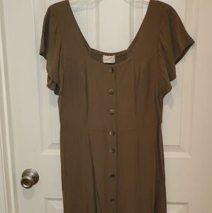 Universal Thread Flutter Sleeve Dress - Size M